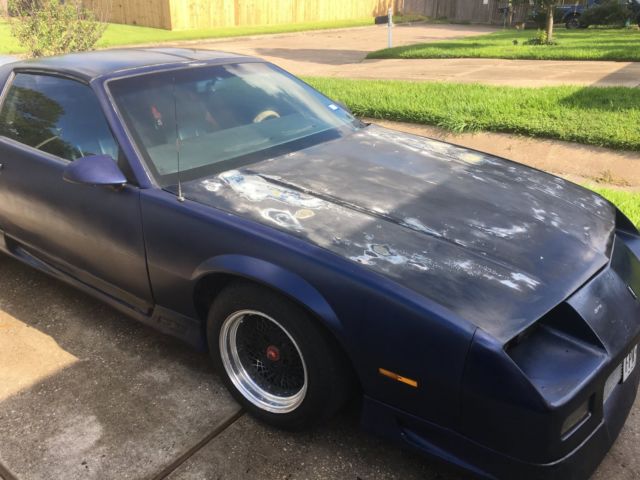 1992 Blue Chevrolet Camaro Coupe