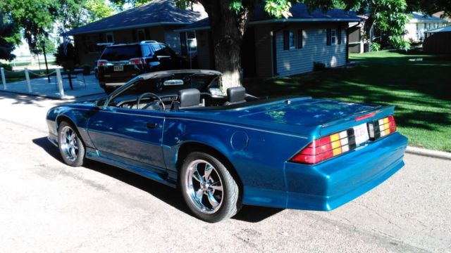 1992 Blue Chevrolet Camaro Convertible