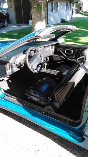 1992 Blue Chevrolet Camaro Convertible