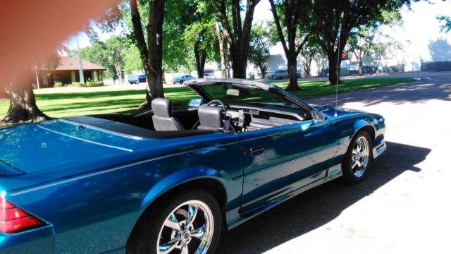 1992 Blue Chevrolet Camaro Convertible