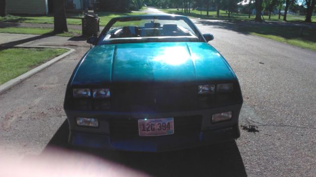 1992 Blue Chevrolet Camaro Convertible