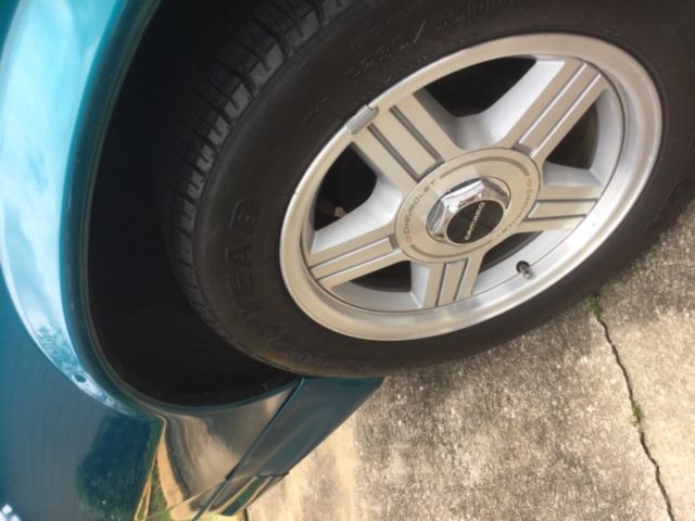 1992 Teal Chevrolet Camaro Convertible
