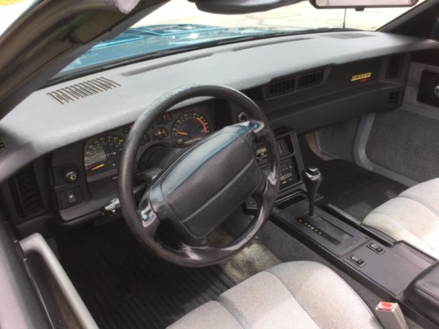 1992 Teal Chevrolet Camaro Convertible