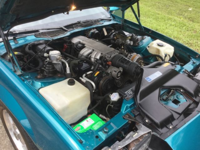 1992 Teal Chevrolet Camaro Convertible