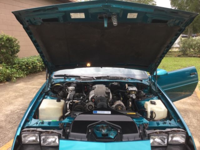 1992 Teal Chevrolet Camaro Convertible