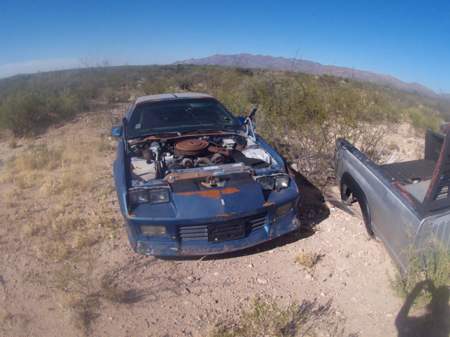 1992 Blue Chevrolet Camaro Coupe