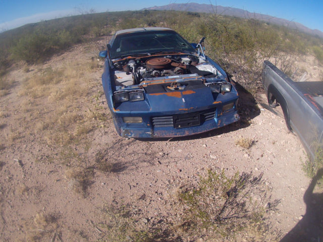 1992 Blue Chevrolet Camaro Coupe