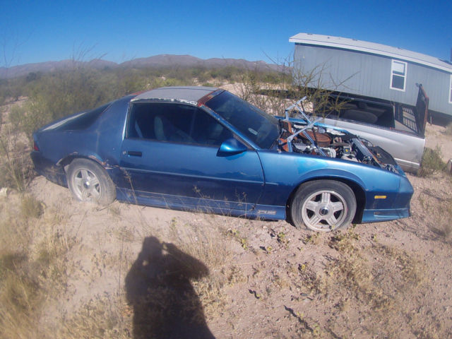 1992 Blue Chevrolet Camaro Coupe