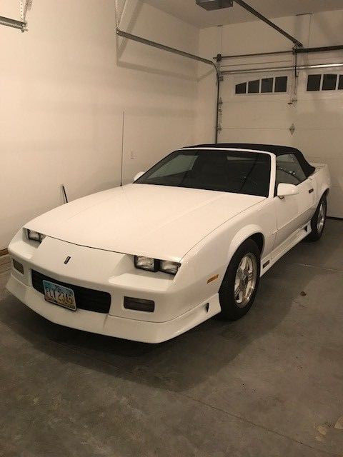 1992 White Chevrolet Camaro Convertible