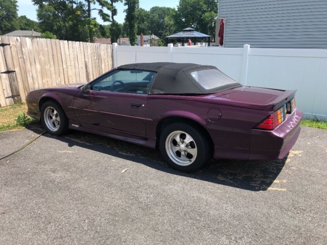 1992 Purple Chevrolet Camaro Convertible
