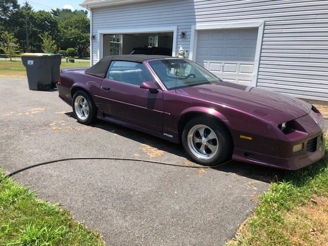 1992 Purple Chevrolet Camaro Convertible