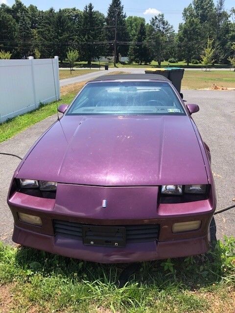 1992 Purple Chevrolet Camaro Convertible
