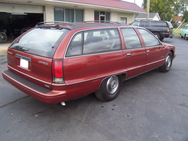 1992 Burgundy Chevrolet Capriceold Wagon