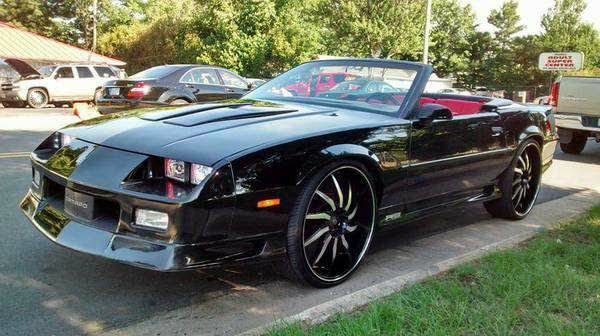1992 Black Chevrolet Camaro Convertible