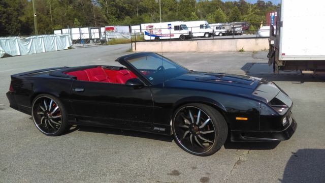 1992 Black Chevrolet Camaro Convertible