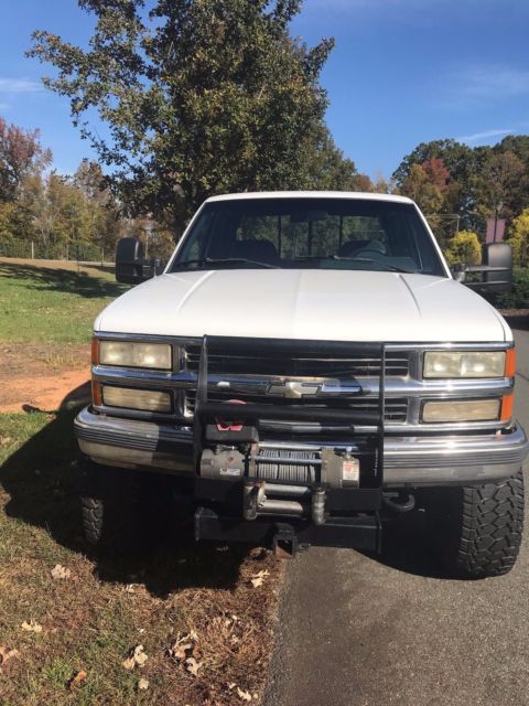 1992 White Chevrolet C/K Pickup 1500 Extended Cab Pickup
