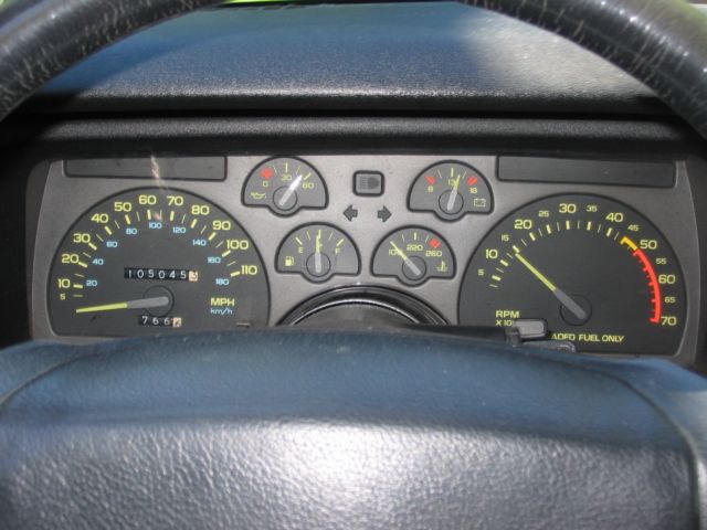 1992 Dark Green-Grey Metallic Chevrolet Camaro Coupe