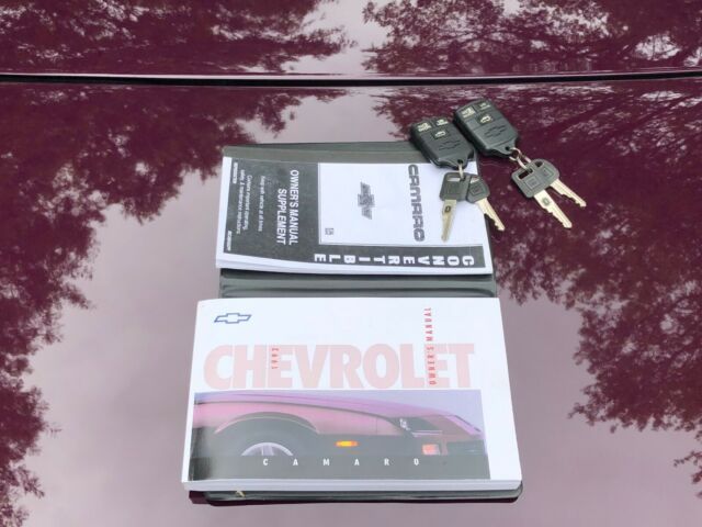 1992 Burgundy Chevrolet Camaro Convertible