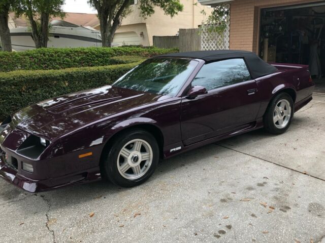 1992 Burgundy Chevrolet Camaro Convertible