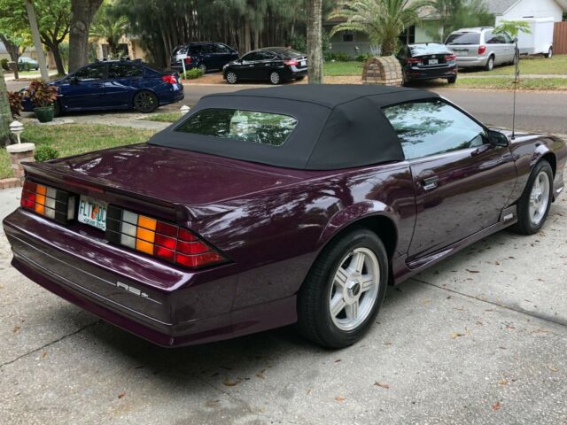 1992 Burgundy Chevrolet Camaro Convertible