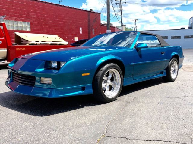 1992 Dark Teal Metallic Chevrolet Camaro Convertible