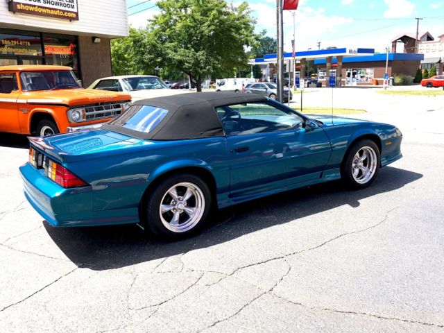 1992 Dark Teal Metallic Chevrolet Camaro Convertible