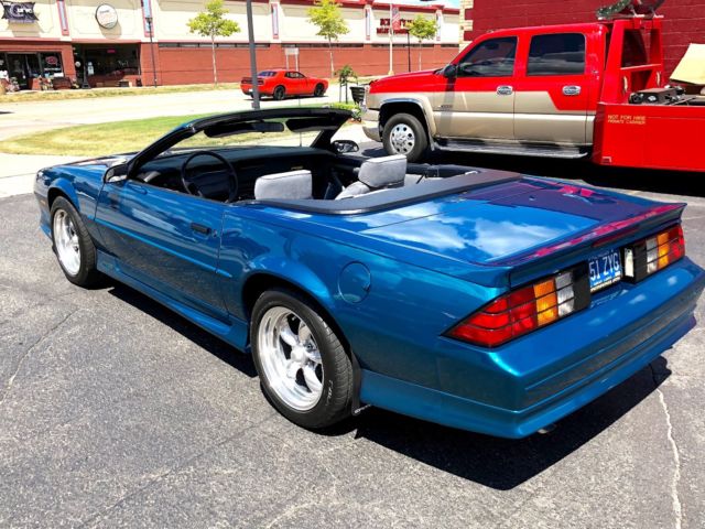 1992 Dark Teal Metallic Chevrolet Camaro Convertible