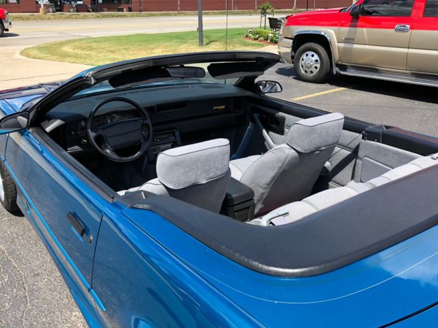 1992 Dark Teal Metallic Chevrolet Camaro Convertible