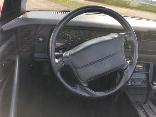 1992 Burgundy Chevrolet Camaro Convertible