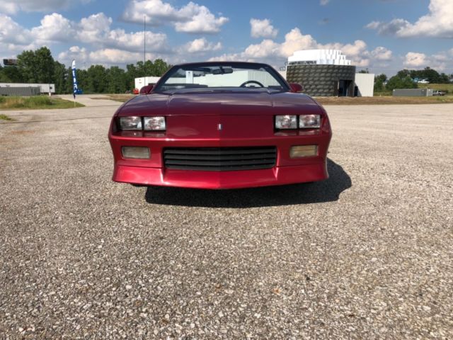 1992 Burgundy Chevrolet Camaro Convertible