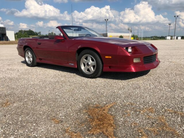 1992 Burgundy Chevrolet Camaro Convertible