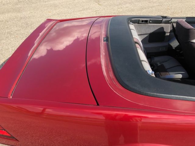 1992 Burgundy Chevrolet Camaro Convertible