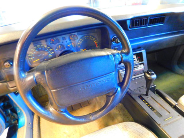 1992 Blue Chevrolet Camaro Coupe