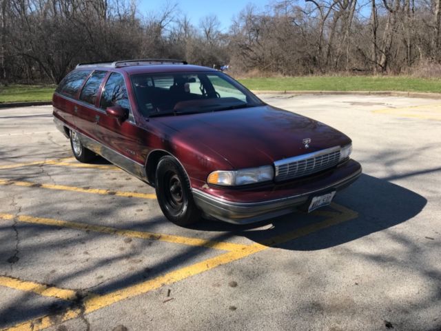 1992 Red Chevrolet Capriceold Coupe