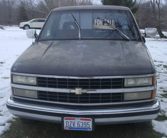 1992 Gray Chevrolet C/K Pickup 1500 short bed