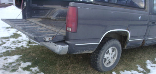 1992 Gray Chevrolet C/K Pickup 1500 short bed