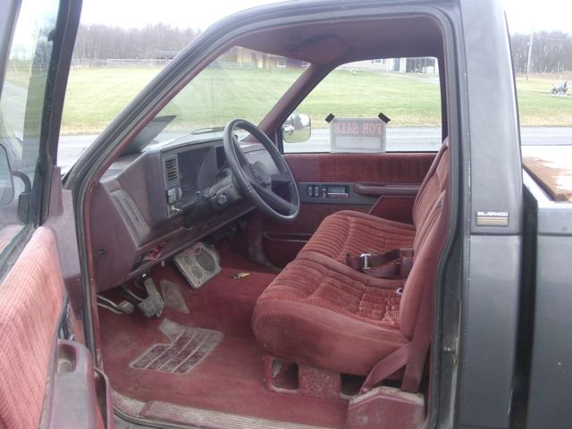 1992 Gray Chevrolet C/K Pickup 1500 short bed