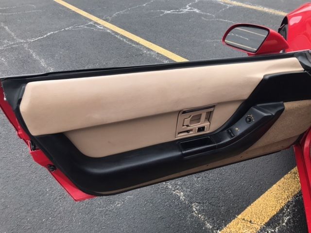 1992 Red Chevrolet Corvette Hatchback