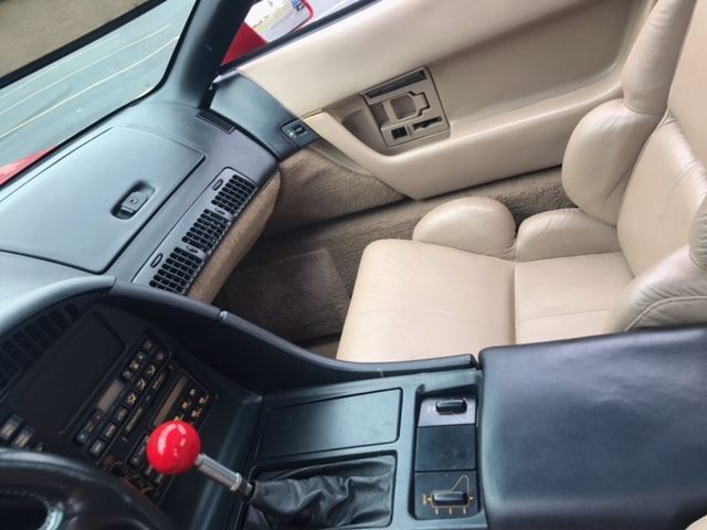 1992 Red Chevrolet Corvette Hatchback