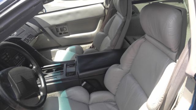 1992 White Chevrolet Corvette Hatchback