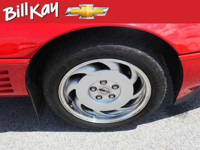 1992 Red Chevrolet Corvette 2dr Convertible