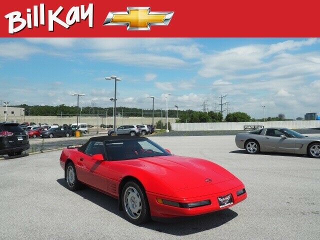 1992 Red Chevrolet Corvette 2dr Convertible