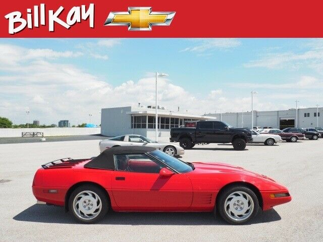 1992 Red Chevrolet Corvette 2dr Convertible