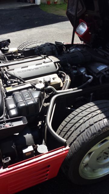 1992 Red Chevrolet Corvette Coupe