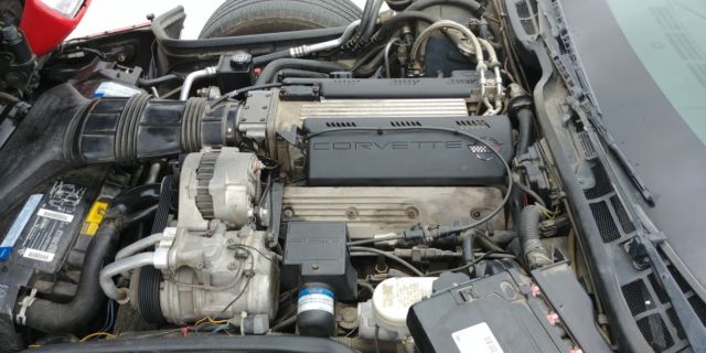 1992 Red Chevrolet Corvette Coupe