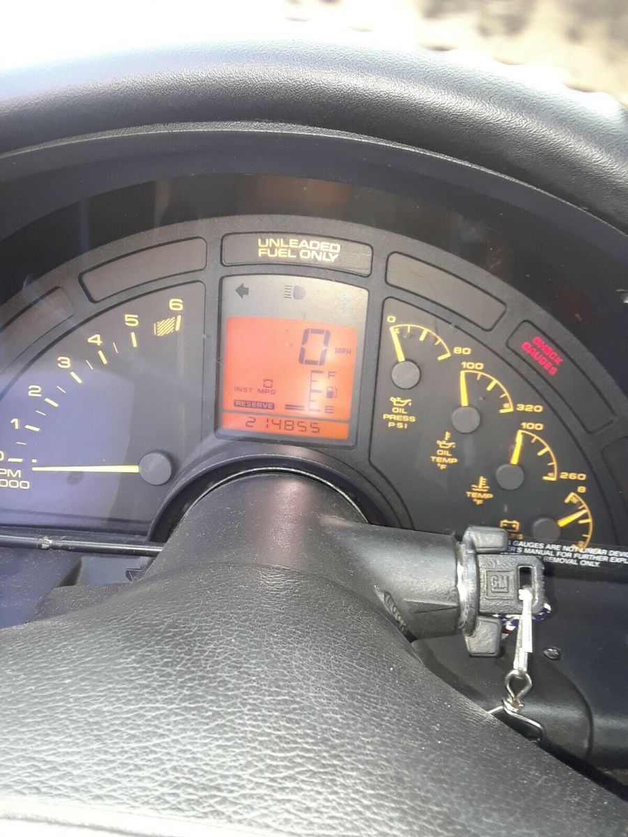 1992 Red Chevrolet Corvette Hatchback