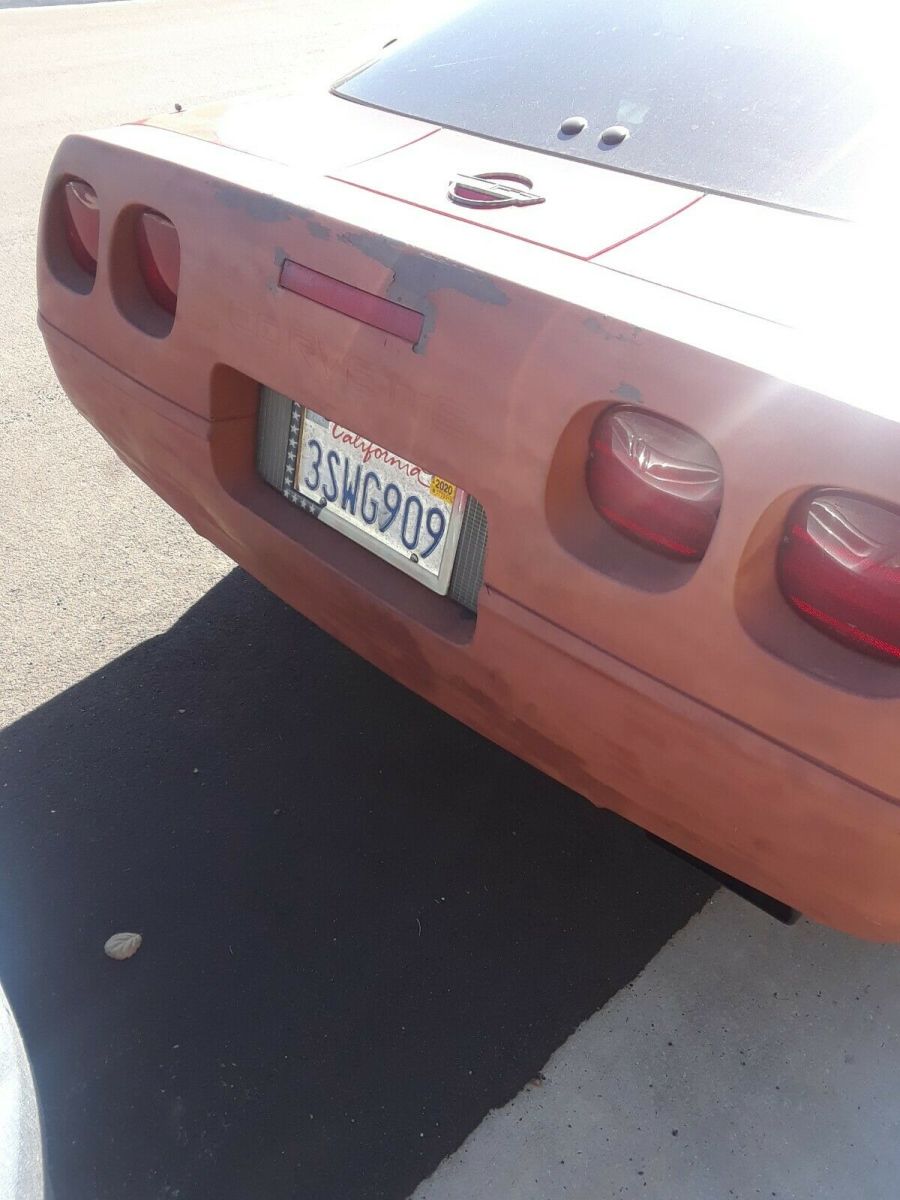1992 Red Chevrolet Corvette Hatchback
