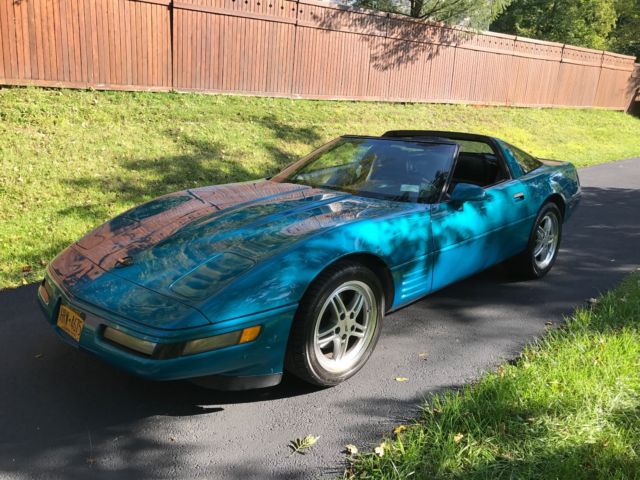 1992 Teal Chevrolet Corvette