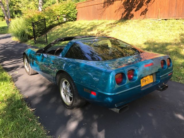 1992 Teal Chevrolet Corvette