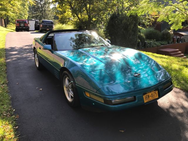1992 Teal Chevrolet Corvette